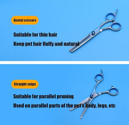 ANTNX Pet Grooming Clipper Set with Comb for Dogs and Cats