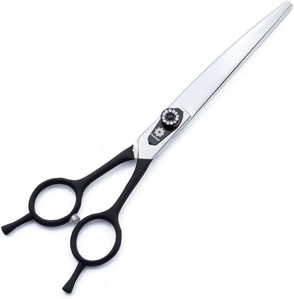 Dream Reach Dog Hair Grooming Curved Scissor Shear Delicate Screw Lightweight Japan 440C Stainless Steel for Professional Pet Groomer