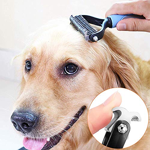 pets grooming tools (PPGT-002 pink) Premium Pet Dematting Comb – Exceptional Grooming Accessory for Pets
