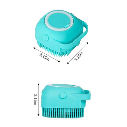 Dog Bath Brush - Dog Grooming Supplies, Puppy Essentials, Dog Grooming Pet Brush, Dog Bath Scrubber, Silicone Scrubber, Dog Care - Puppy Shampoo & Dog Comb, Dog Accessories, Dog Supplies for Dog Wash