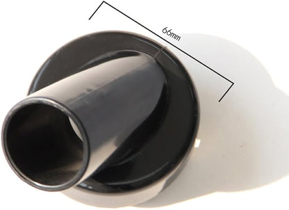 EZ SPARES Replacement Pet Round Air Brush Central Vacuum Hose Attachment Dog Grooming Tool Universal 1 1/4 inches (32mm) Soft PVC for Pets Cat Dog Animal's Hair Cleaning