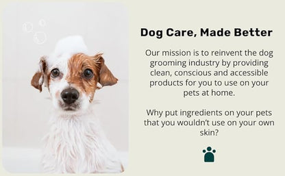 Pets - Gift Set with Travel Bag and Scrubber, Moisturizing and Gentle All Natural pet Shampoos with Aloe and Oatmeal