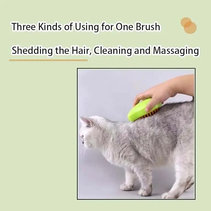 Pet Grooming Brush for Dogs, Cats, Horses, Puppies, Rabbits and More, Green