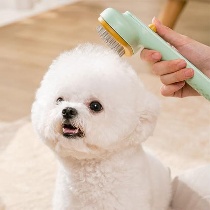 Self Cleaning Slicker Brush,Pet Grooming Brushes For Long Short Haired Dogs Cats, Removes Loose Undercoat & Tangled Hair And Shedding Hair Fur, For All Kind Of Animals (white)