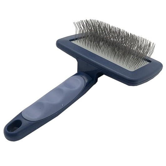YIRU Large Firm Slicker Brush for Dogs Goldendoodles Poodles,Extra Long Pin Slicker Brush for Dog Pet Grooming Pins and Deshedding,Removes Long and loose Hair,Undercoat,25mm(1")