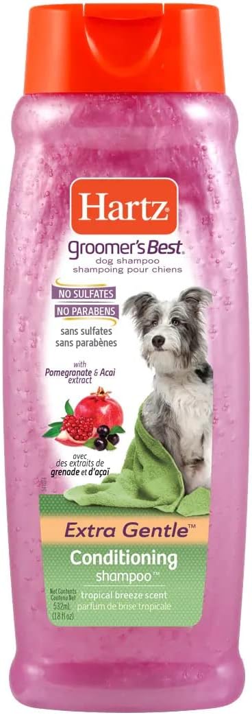 Hartz Groomers Best 3 in 1 Conditioning Shampoo for Dogs 18 oz (Pack of 3)