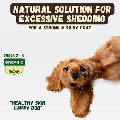 Deshedding Dog Shampoo Bar for Shedding Control, Natural Ingredients with Coconut Oil & Shea Butter | No Plastic Waste, Vegan, 9 - Value Pack