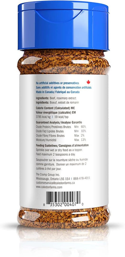 Caledon Farms Beef Sprinkles Dog Food Topper - 120g (1 Pack)