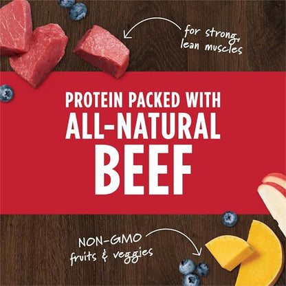 Instinct Raw Boost Mixers Freeze Dried Dog Food Toppers for Dry Food, Grain Free Dog Food Toppers with Beef for Dogs, 25 oz