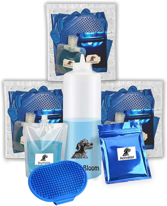 UpBloom - Benny's Best Pet Skunk and Odor Eliminator Shampoo Deodorizer Kit Buddy - Dog, Cat and Pet Skunk Shampoo and Accessories - Bathing Supplies and Odor Remover Products for Smelly Dogs and Cats
