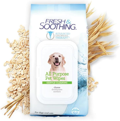 Naturel Promise Fresh & Soothing All Purpose Pet Wipes, 50ct