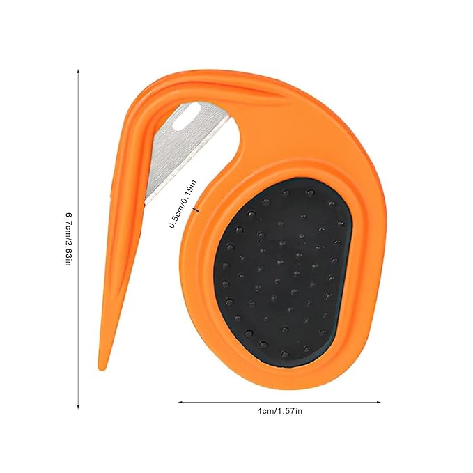 Orange Pet Knotting Comb for Cats, Grooming Combs De Knotting Comb for Removing Matted Hair, Detangling Knots for Dogs and Cats