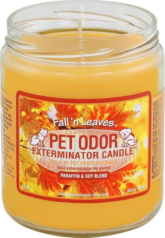 Pet Odor Exterminator Candle, Fall 'N Leaves - Pack of 2