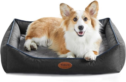 Orthopedic Dog Beds for Medium Large Dogs, Durable Egg Crate Foam Sofa Dog Bed wit Washable Removable Cover,Waterproof Lining and Nonskid Bottom,Pet Bed for Medium Dogs