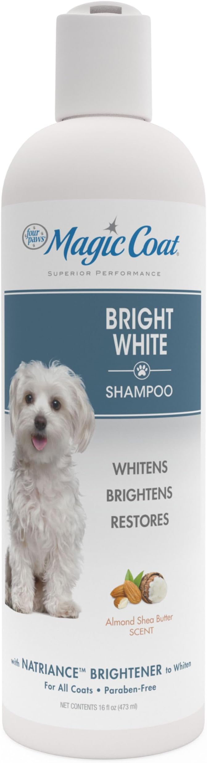 Four Paws Magic Coat Bright White Dog Shampoo 16 Ounces (1 Count)