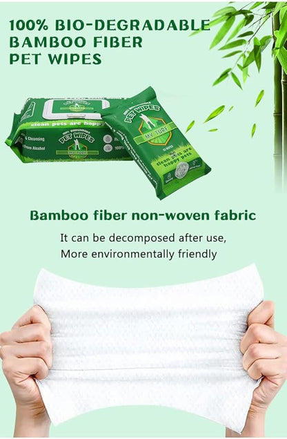 Unscented Dog Wipes – 25 pcs Pet Wipes for Paw Face Ears and Butt – Cat & Dog Wipes Cleaning – Kitten and Puppy Grooming Bath Wipes 6x8 Inch