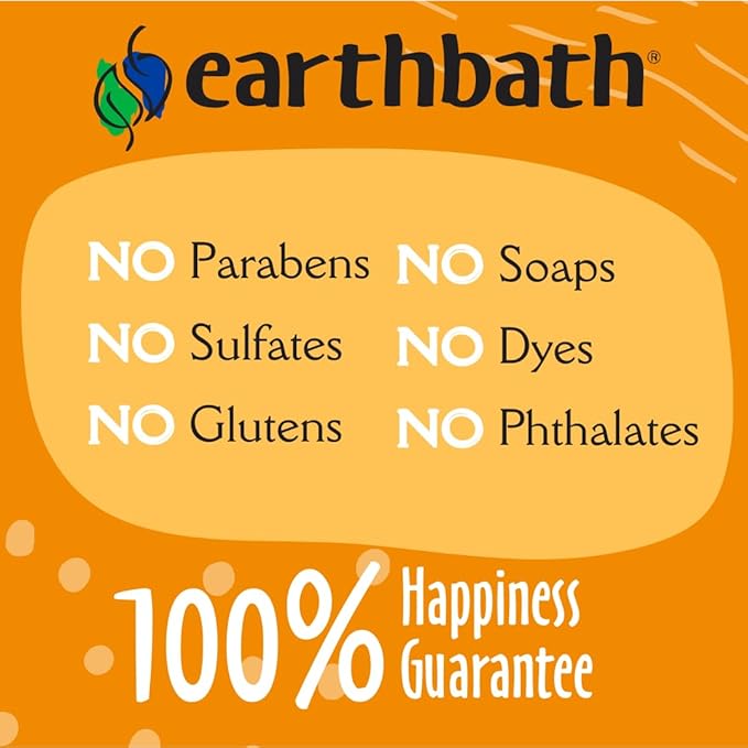 earthbath Oatmeal & Aloe Dog Shampoo and Conditioner - Oatmeal Shampoo for Dogs, Anti Itch Dry Skin Relief Pet Wash, Medicated Dog Shampoo & Conditioner, Hypoallergenic, Tearless - 16 Oz (1 Set)