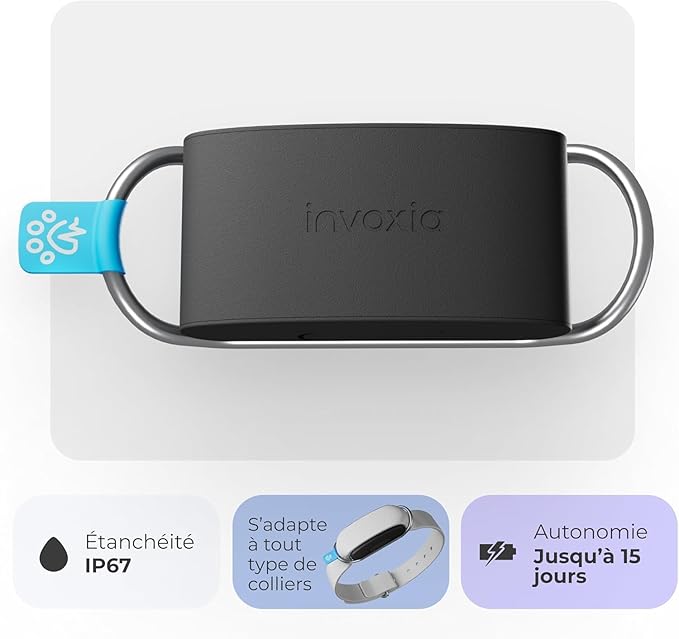 Minitailz - Health & GPS Tracker for Dogs #1 - Cardiac and Respiratory Scan - Real-time Location - Activity and Well-Being Analysis - Compact, Lightweight, and Easy to Install