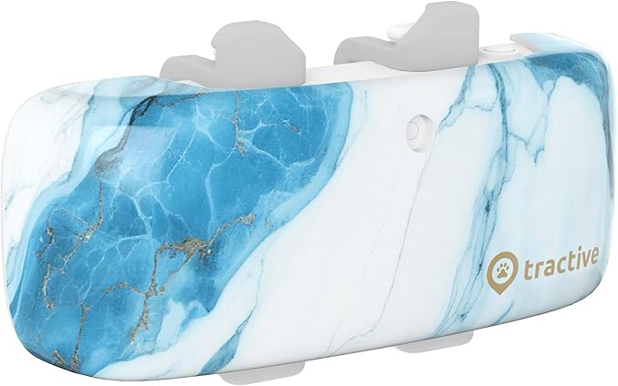 Tractive GPS Dog LTE (4) Hard Cover - Blue Marble