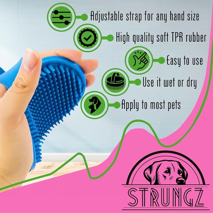| Dog Bath Brush | 4 PCS Pet Grooming Brush | Pet Hair Removal Brush | Cat Hair Removal Brush | Dog Grooming Bath Brush | Pet Rubber Brush | Pet Silicone Brush | Dog Shampoo Brush