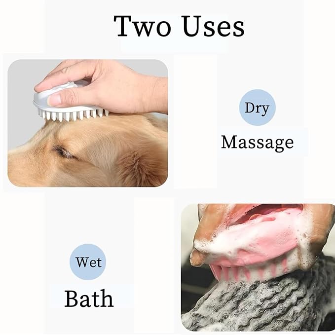 Small Dog Brush- Grooming Tool for Teddy, Yorkies, Maltese, Shih Tzu, Chihuahua - Puppy Hair Brush - TTshuzi (Rose Gold)