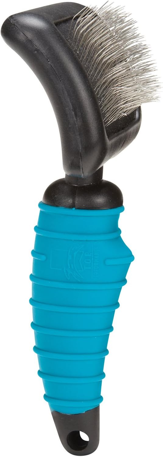 Master Grooming Tools Ergonomic Soft Slicker Brushes — Molded Brushes for Grooming Dogs - Medium, 4" x 2½"