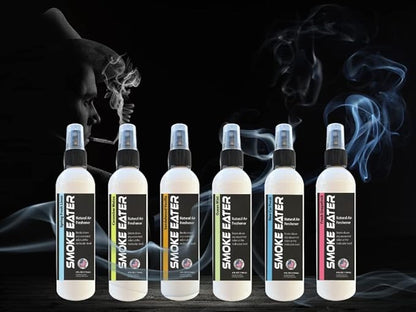 Smoke Eater All Purpose Odor Eliminator - Breaks Down Foul Scents at the Molecular Level - Smoke, Food, Pet and Stale Odor - Ideal For The Home, Apartment Cars, Boats - 4 oz Travel Bottle