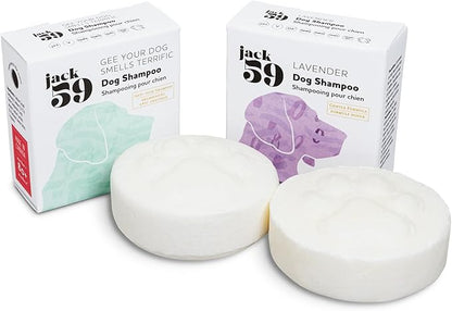Organic Dog Shampoo Bar Soap with Added Conditioners for Skin, All Natural Puppy Bath Soap, pH Balanced, Vegan, 80+ Washes, Lavender, 80 oz