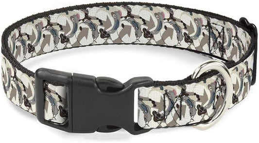 Buckle-Down Dog Collar Plastic Clip Avatar The Last Airbender Appa Pose Stacked 8.5 to 12 Inches 0.5 Inch Wide