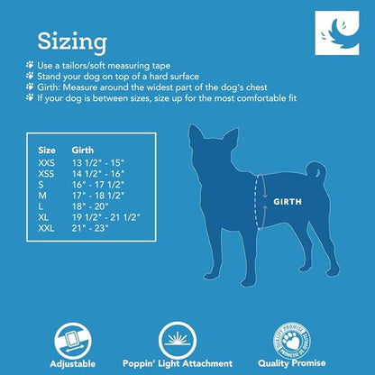 RC Pets Step in Cirque Soft Walking Dog Harness, Large, Tennis