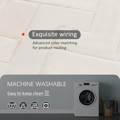 fuguitex Waterproof Dog Bed Cover Couch Cover for Pet Anti-Slip Cat Mat Pet Pad Blanket for Sofa Chair Recliner Bed Furniture Protrctor