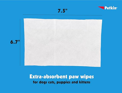 Petkin Paw Wipes 100 count