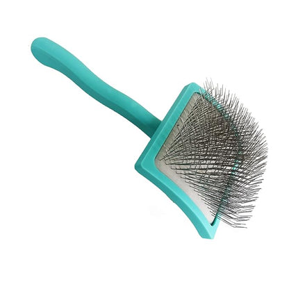 Slicker Brush for Long Haired Dogs - Poodles, Golden Doodles - Large Dog Pet Grooming Wire Brush and Deshedding