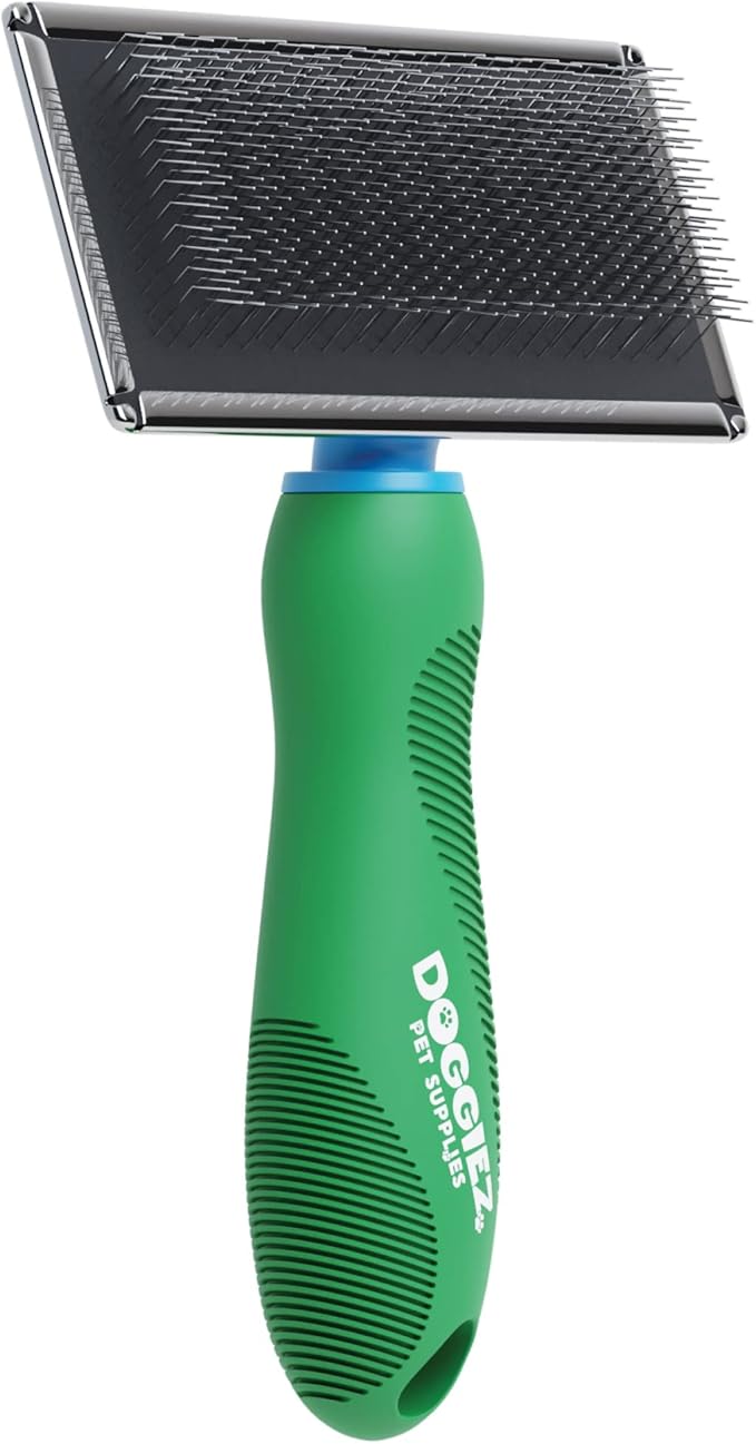Large Slicker Brush for Dogs & Cats - Grooming Tool for Shedding Hair & Fur - Long & Short Haired Dogs & Cats - Goldendoodle Deshedding Tool