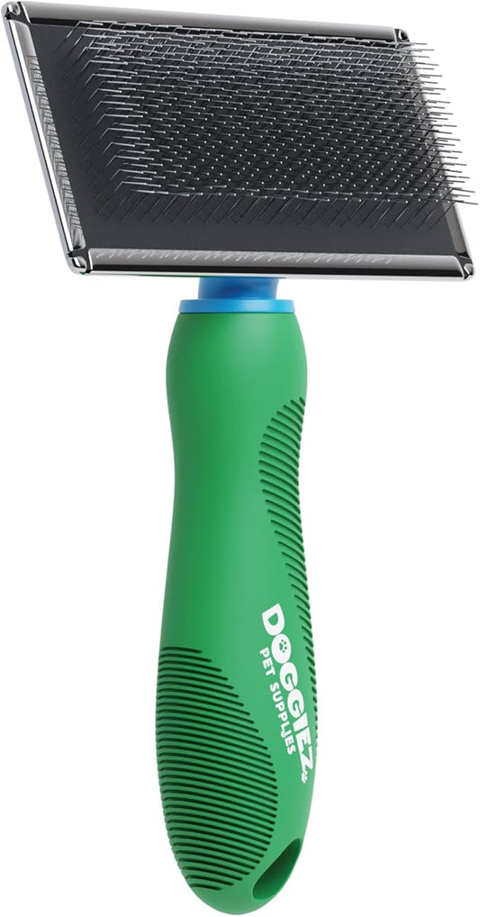 Large Slicker Brush for Dogs & Cats - Grooming Tool for Shedding Hair & Fur - Long & Short Haired Dogs & Cats - Goldendoodle Deshedding Tool