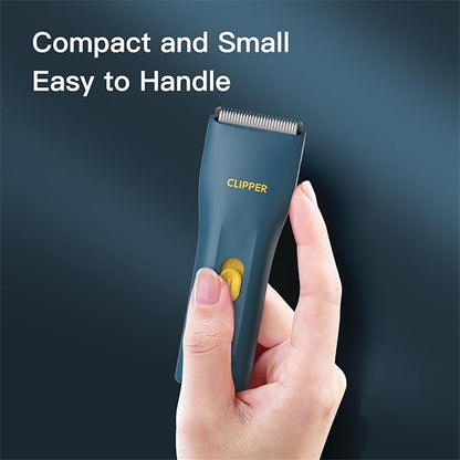 Prowerful Home Professional Dog Grooming Kit Clipper Low Noise USB Rechargeable Gifts for Dog Cat Green,TS006