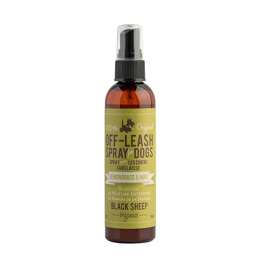 Deodorizer Spray: Lemongrass & Mint Dog Outdoor Grooming Spray - Puppy Body Perfume Spray Freshener Made in Canada