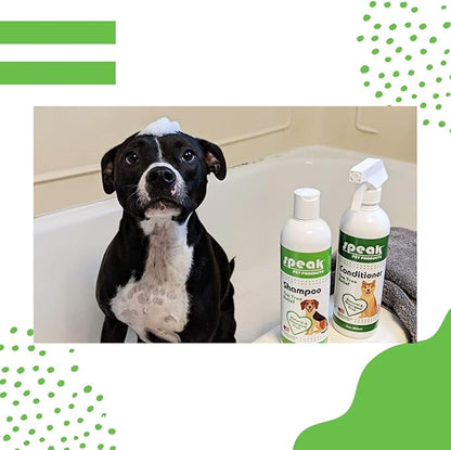 Natural Leave-in Conditioning Dog Spray Refill with Pump, Tea Tree Relief, 1 Gallon