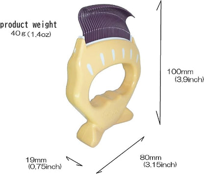 Philocomb E1 Soft (in English Package), a Gentle, Flexible Grooming Comb for Small Dogs,Cats,Rabbits.