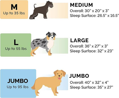 Furhaven Memory Foam Dog Bed for Medium/Small Dogs w/ Removable Bolsters & Washable Cover, For Dogs Up to 35 lbs - Pinsonic Quilted Paw L Shaped Chaise - Titanium, Medium