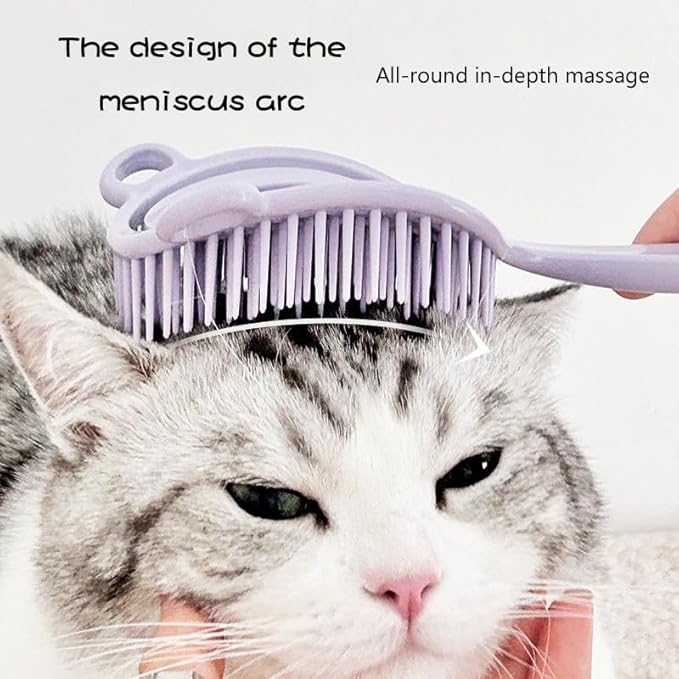 Pet Brush, hair cleaning brush, massage brush, blow brush, Pet Massage, Cleaning & Massaging for Removing Loose Hair, for Small Dogs Puppy Yorkie Poodle Rabbits Cats,