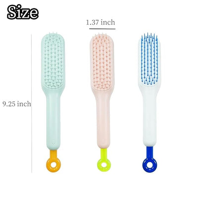 Scalable Small Grooming Dog Brush, Puppy Massaging Hair Brush, for Small Dogs Cats Rabbits of All Hair Types (Pink)