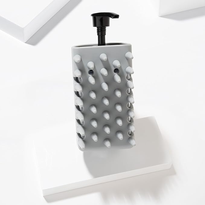 Tweezerman Cat & Dog Bath Brush, Dispensing Conditioner or Shampoo Brush for Pets