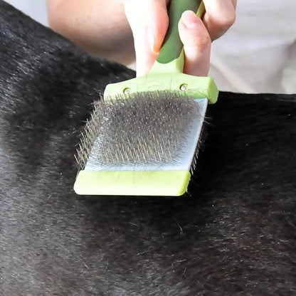 Coastal Pet Safari Dog Flexible Slicker Brush - Dog Brush for Shedding - Undercoat Rake and Grooming Brush for Small and Medium Dogs - Small