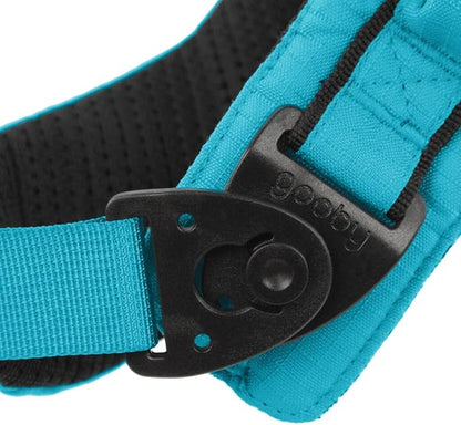 Gooby Lite Gear Z Harness - Scratch Resistant Ergonomic Harness with Shock Absorption - Head-in Harness for Small or Medium Dogs