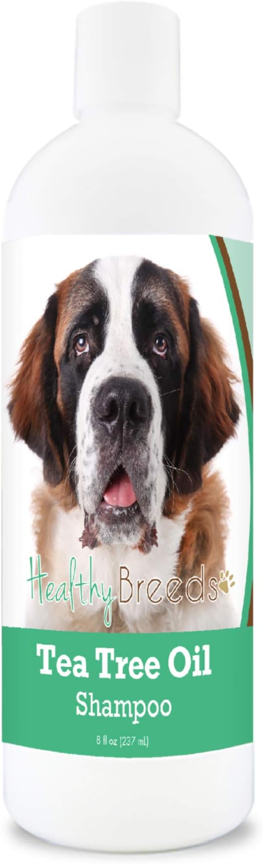 Healthy Breeds Saint Bernard Tea Tree Oil Shampoo – Formulated for Dry, Irritated Skin – Reduce Dandruff – Wintergreen Scent – 8 oz