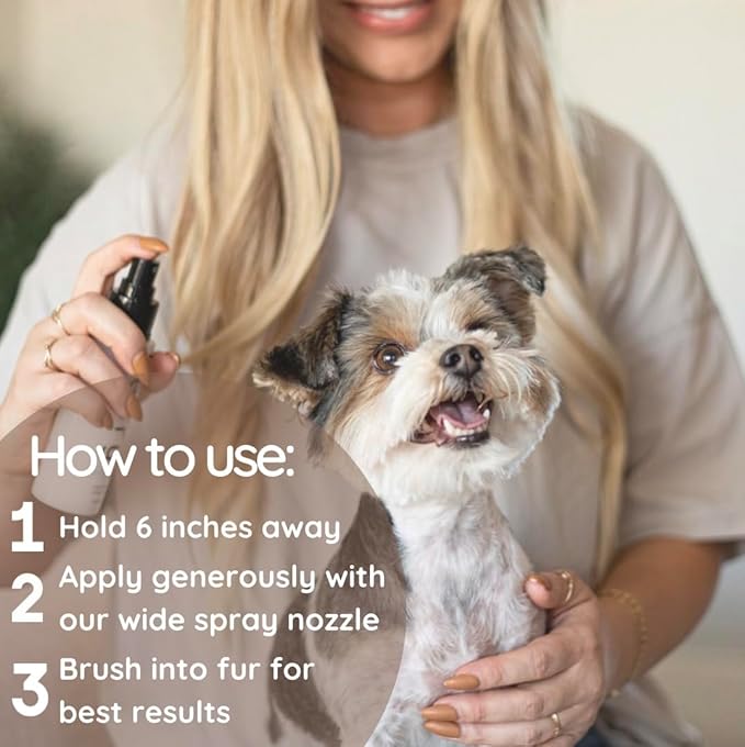 Henry Clean Premium Grooming Dog Cologne and Perfume Deodorizing Spray for Pets, Candy Coat Scent (Cotton Candy)