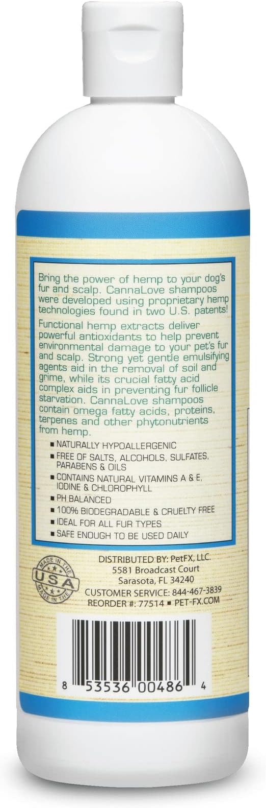 CannaLove Advanced Moisturizing Shampoo