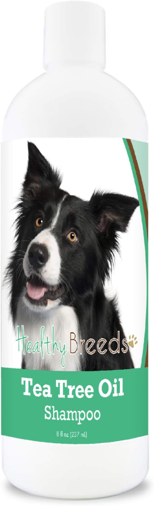 Healthy Breeds Border Collie Tea Tree Oil Shampoo – Formulated for Dry, Irritated Skin – Reduce Dandruff – Wintergreen Scent – 8 oz