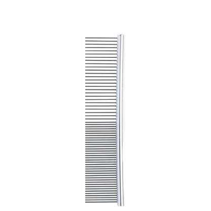 Pet Combs for Dog and Cat, Stainless Steel Grooming Comb with Different Spaced Teeth.